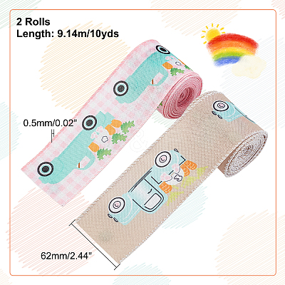 2 Colors Polyester Ribbon OCOR-NB0001-30-1