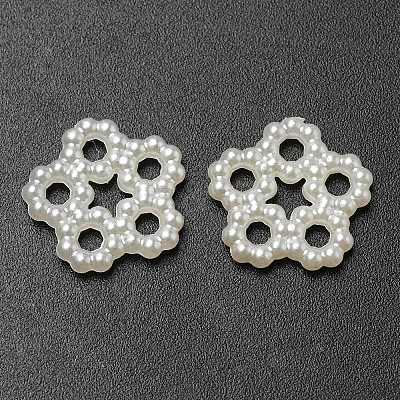 Opaque Resin Imitation Pearls Decoden Cabochons LS-RESI-F043-03-1