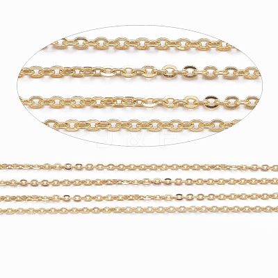 3.28 Feet Ion Plating(IP) 304 Stainless Steel Cable Chains X-CHS-E004-01G-1