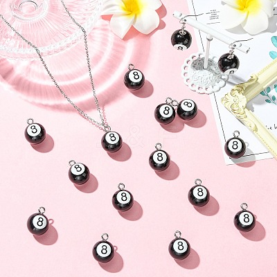 Opaque Resin Pendants RESI-CJC0015-34-1