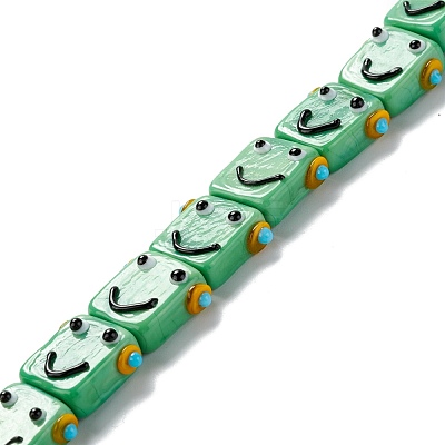 Handmade Lampwork Beads Strands LAMP-D015-07G-1
