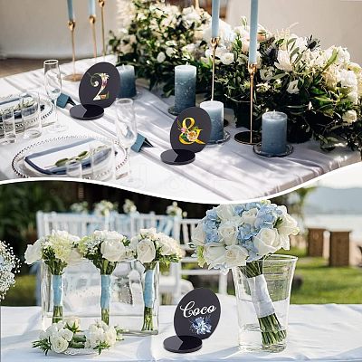 Acrylic Table Sign Holders DIY-WH0374-20B-1