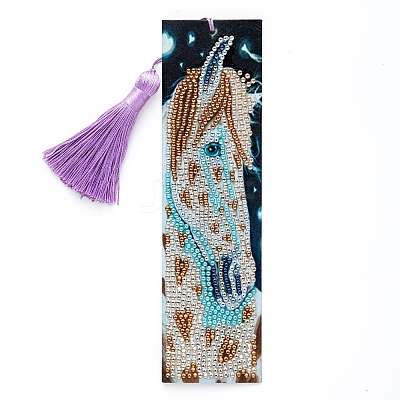 DIY Diamond Painting Bookmark with Tassel Pendants Kits PW-WGDB986-01-1