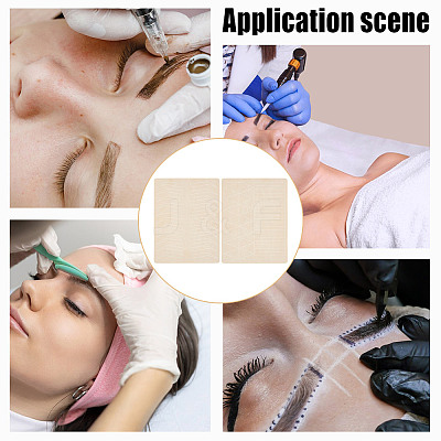 Microblading Rubber Eyebrow Tattoo Practice Skin MRMJ-WH0069-12-1