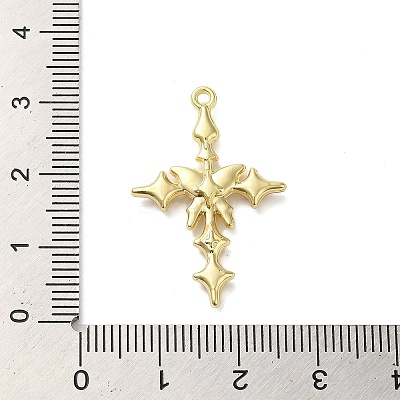 Spray Painted Alloy Pendants PALLOY-O001-08C-G-1