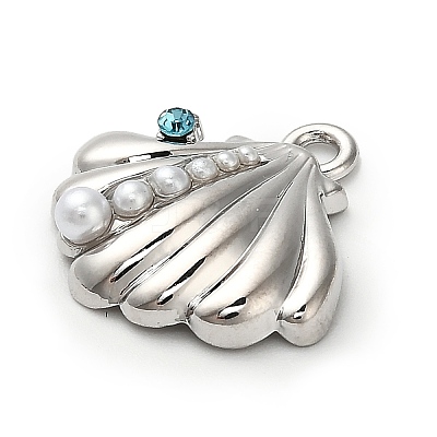 Alloy Rhinestone Pendants FIND-A051-06P-1