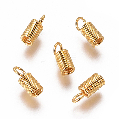 304 Stainless Steel Coil Cord Ends STAS-F227-21B-G-1