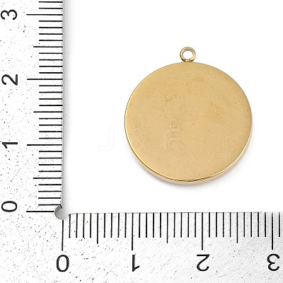 304 Stainless Steel Rhinestone Pendants STAS-I325-037G-03-1