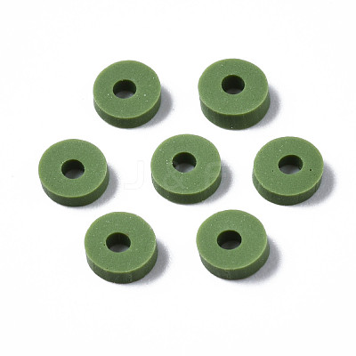 Handmade Polymer Clay Beads CLAY-R067-4.0mm-B43-1