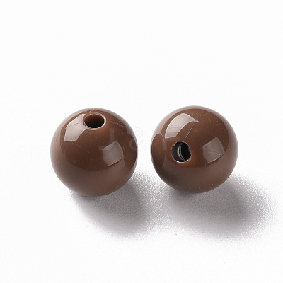 Opaque Acrylic Beads X-MACR-S370-C10mm-A17-1