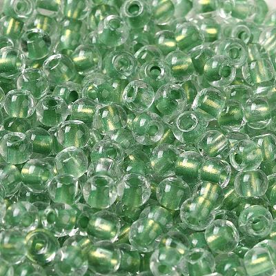 6/0 Transparent Inside Colours Glass Seed Beads SEED-P006-01A-03-1