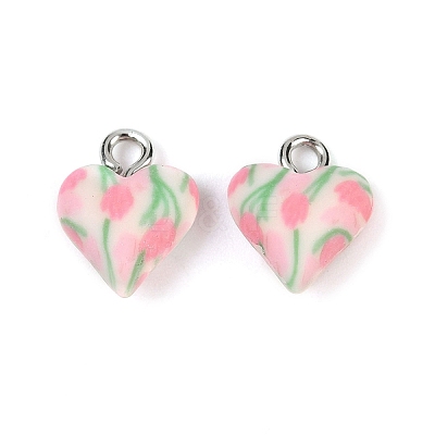 Handmade Polymer Clay Charms CLAY-G112-01K-1
