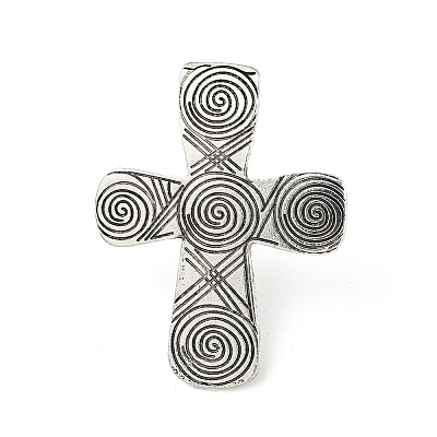 Alloy Adjustable Ring RJEW-K260-01A-P-1
