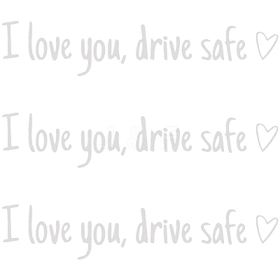 PVC Self Adhesive Car Stickers STIC-WH20004-01A-02-1