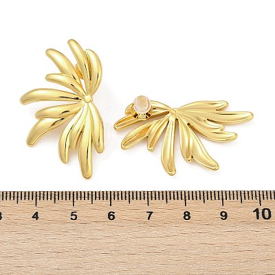 304 Stainless Steel Stud Earrings for Women EJEW-M095-03G-1