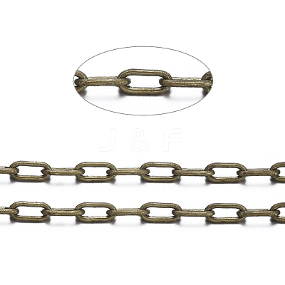 Brass Cable Chains CHC028Y-AB-1