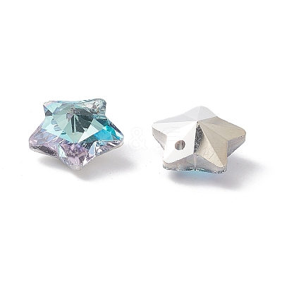 Electroplate Glass Charms GLAA-H104-A08-1