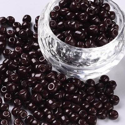 Baking Paint Glass Seed Beads SEED-S003-K18-1