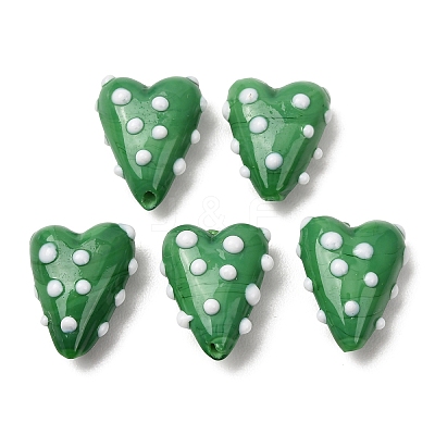 Handmade Lampwork Enamel Beads LAMP-Z025-01-1