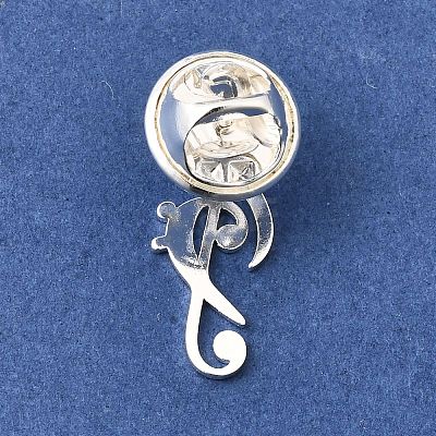 Musical Note Lapel Pin Backs JEWB-K035-02B-S-1