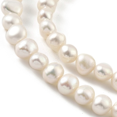 Natural Cultured Freshwater Pearl Beads Strands PEAR-A006-07H-X-1