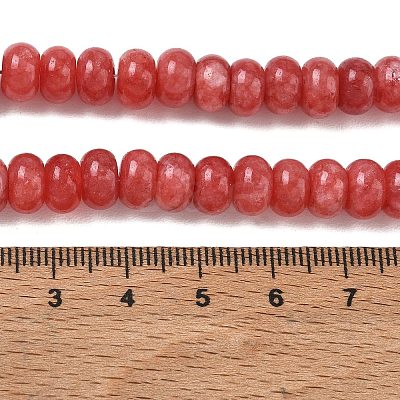 Dyed Natural White Jade Beads Strands GG-CBA9281-A18-5x8mm-1