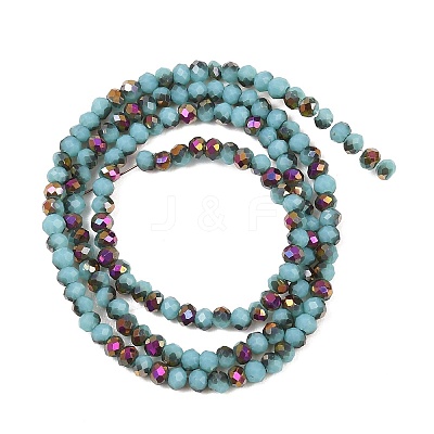 Electroplate Glass Beads Stradns EGLA-H114-02A-09-1