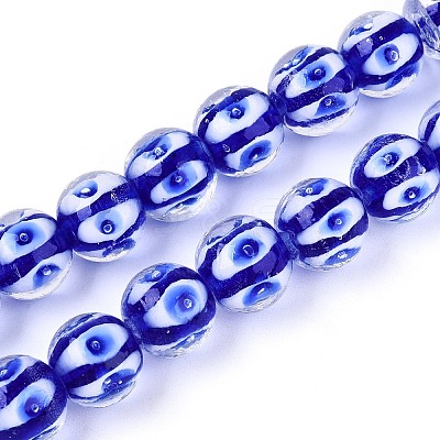 Handmade Lampwork Beads Strands LAMP-N028-20A-1