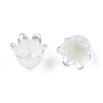 Spray Paint ABS Plastic Imitation Pearl Beads X1-MACR-N013-001F-1