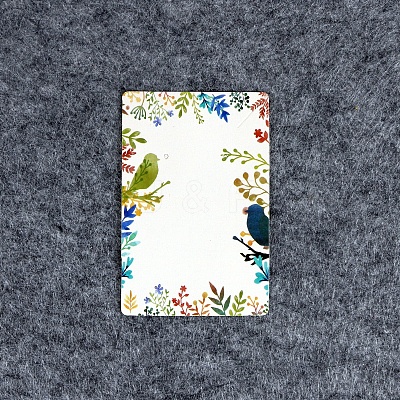 100Pcs Paper Jewelry Display Cards for Earrings Necklaces Display PW-WG79999-15-1