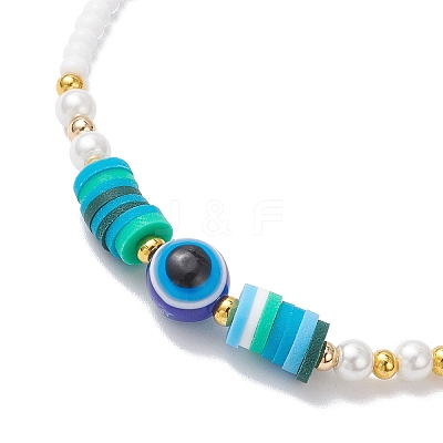 Glass Seed Beads Braided Bead Bracelets BJEW-MZ00211-02-1