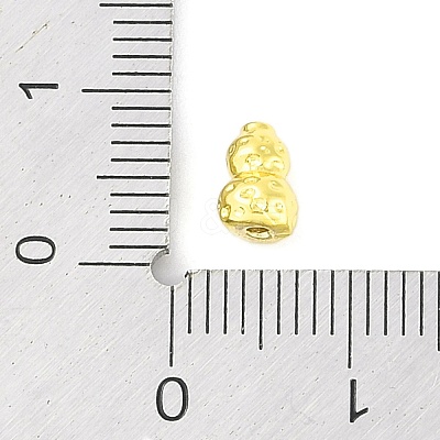 Brass Pave Clear Cubic Zirconia Beads KK-F875-14G-1