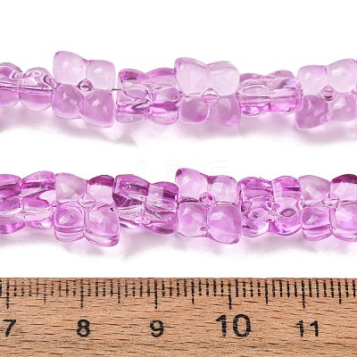 Transparent Glass Beads Strands GL-CBAAE04-01G-1
