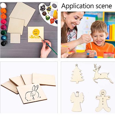 Wooden Cabochons WOOD-PH0008-25-1