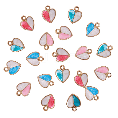 Alloy Enamel Pendants ENAM-CJ0001-28-1