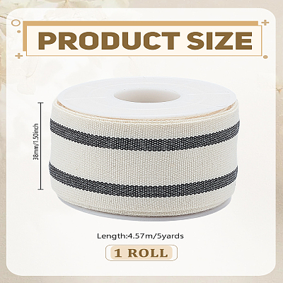 5 Yards Cotton Ribbon SCRA-LP0001-01A-1
