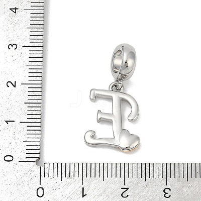 Brass European Dangle Charms LS-KK-Z097-01E-GP-1