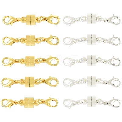 12Sets 2 Colors Brass Magnetic Clasps Converter KK-FS0001-95-1