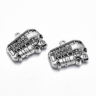 Tibetan Style Alloy Pendants X-TIBE-S323-030AS-RS-1