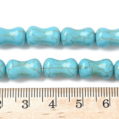 Dyed Synthetic Turquoise Beads Strands G-B147-A02-1