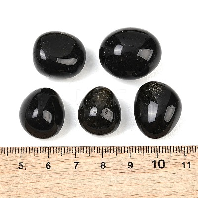 Natural Golden Sheen Obsidian Beads GG-CBAD0F6-B30-01-1