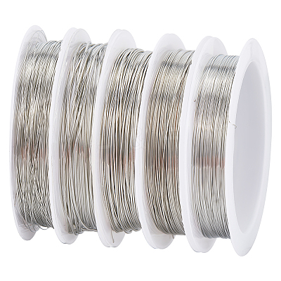 5 rolls 5 size Copper Jewelry Wire CWIR-SC0001-03C-1