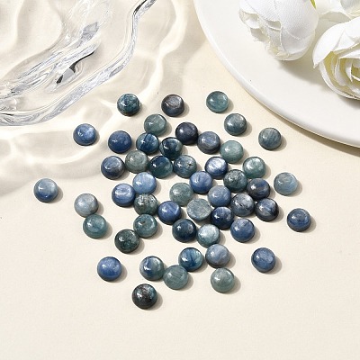 Natural Kyanite/Cyanite/Disthene Cabochons G-B146-03-8mm-1