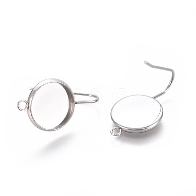 Tarnish Resistant 304 Stainless Steel Dangle Earrings STAS-E474-02A-1