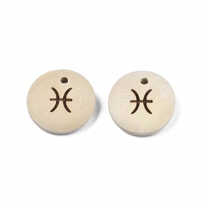 Laser Out Wood Pendants WOOD-S053-51I-1