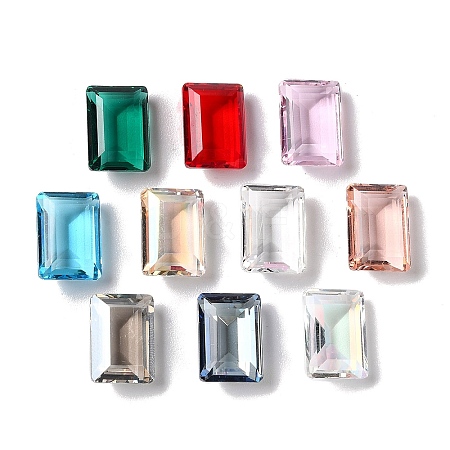 Transparent Glass Rhinestone Cabochons RGLA-B003-06B-1