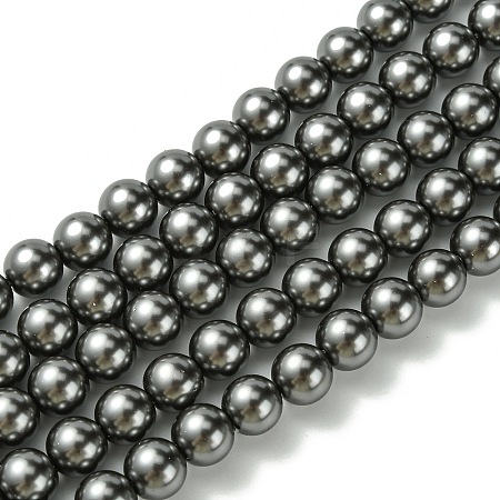 Eco-Friendly Glass Pearl Beads X-HY-J002-10mm-HX088-1