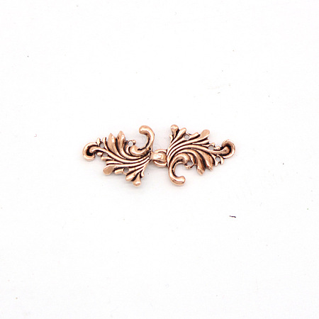 Eco-Friendly Zinc Alloy Hook Clasps LS-PALLOY-WH0031-03R-1