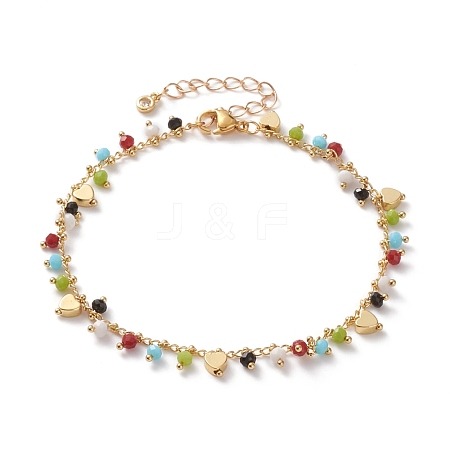 Charm Anklets AJEW-AN00363-1