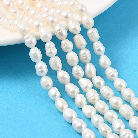 Natural Cultured Freshwater Pearl Beads Strands PEAR-I007-01B-02B-01-1